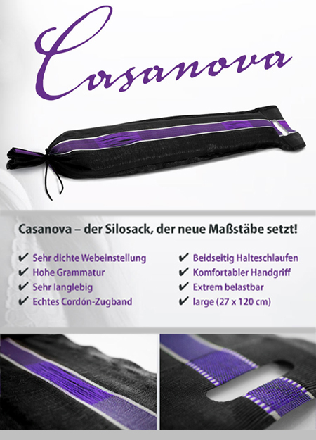 Silosack Casanova Handgriff/Zugband 50Stück